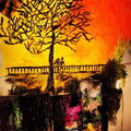 Custom Garage Mural — Finger Painting